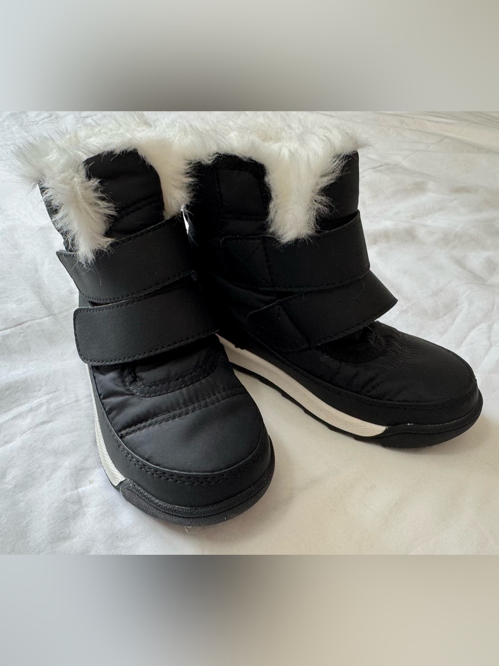 New Sorel Unisex Toddler Black Whitney II Strap Waterproof Snow Boot Shoes Sz 10